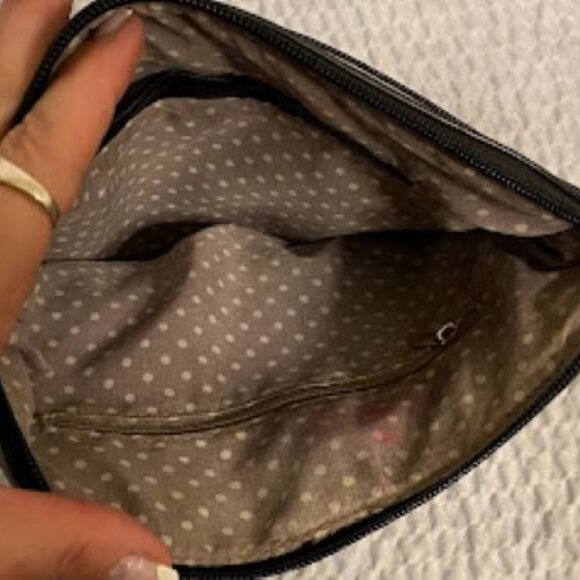 Women's Dasein Small Black Crossbody Bag Coin Purse - Picture 7 of 10